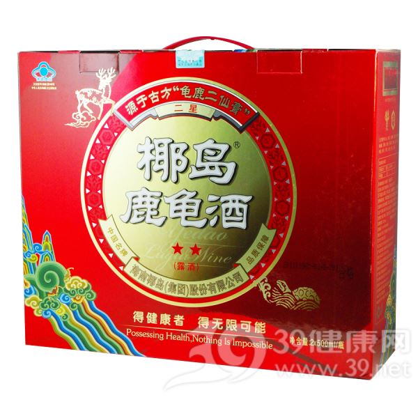 椰岛牌鹿龟酒