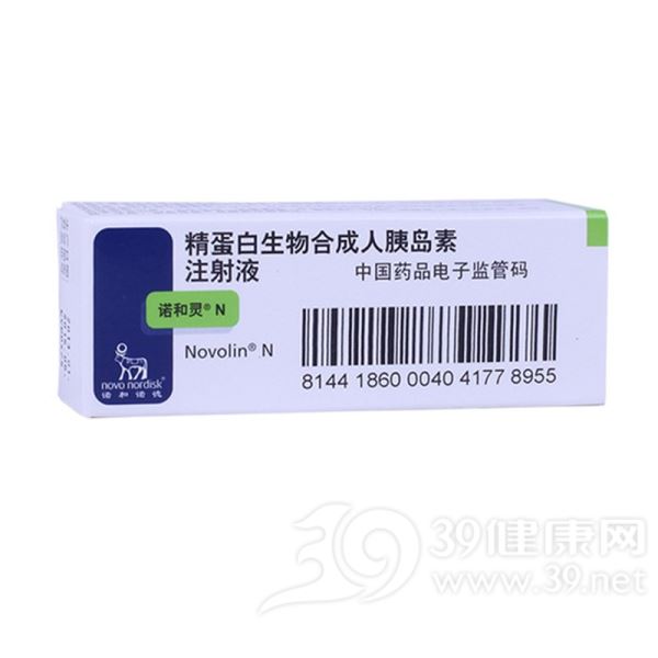 精蛋白生物合成人胰岛素注射液(诺和灵N)
