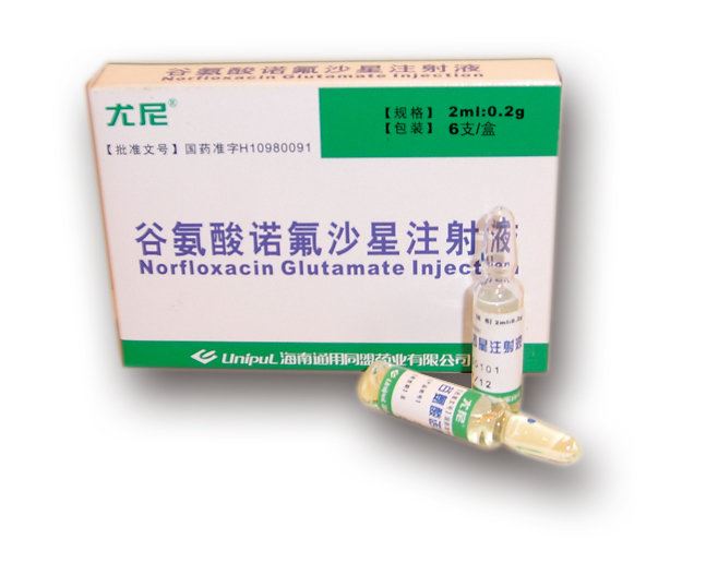 谷氨酸诺氟沙星注射液