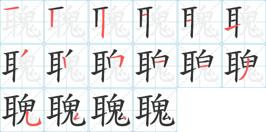 聭字的笔顺